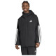 Adidas Ανδρικό μπουφάν Essentials 3-Stripes Climaproof Hoodie Jacket